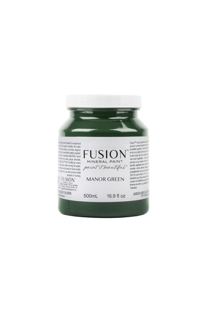 Bote Fusion Mineral Paint Manor Green verde profundo 37ml 500ml