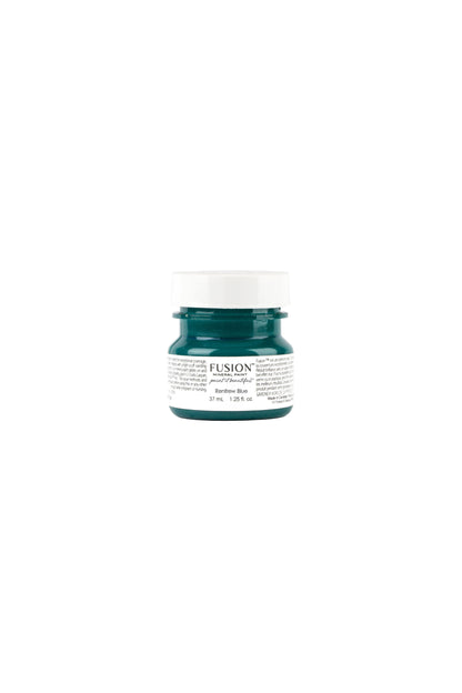 Muestra tester Renfrew Blue azul turquesa oscuro Fusion Mineral Paint 37ml