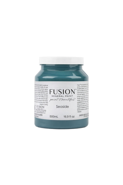 Bote Fusion Mineral Paint Seaside azul costero 37ml 500ml