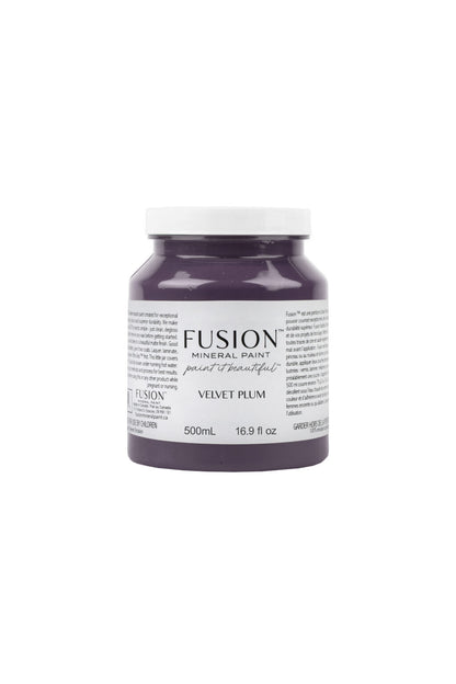 Bote Fusion Mineral Paint Velvet Plum púrpura intenso 37ml 500ml